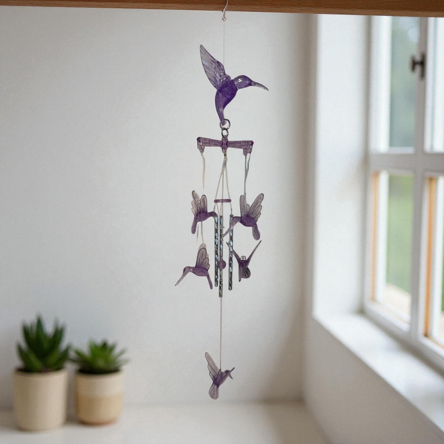 Glow In The Dark 20" Hummingbird Chime