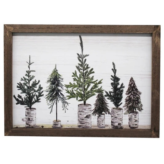 Farm Fresh Christmas Trees Wall Decor