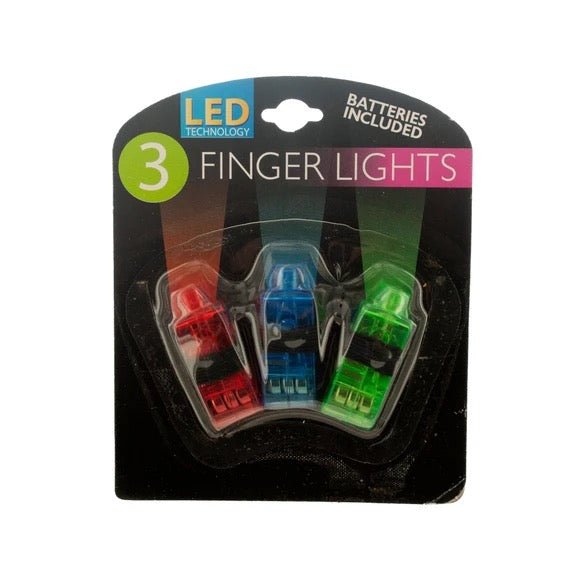 Set Of Three LED Finger Lights