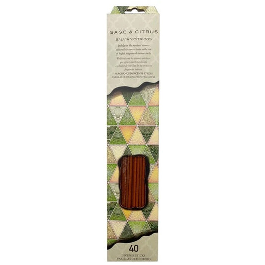 40 Count Sage And Citrus Incense Sticks