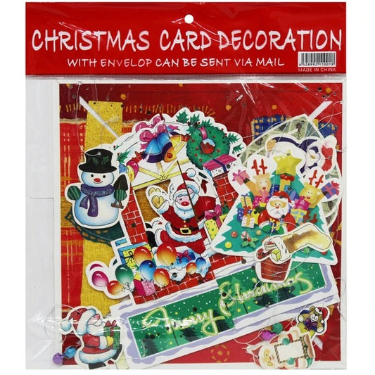 Hangable Christmas Decoration in Assorted Designs Clip Strip
