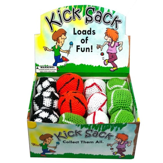 Sports Themed Kick Sack Countertop Display