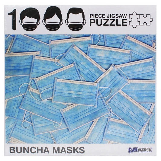 Funwares Buncha Masks 1000 Piece Puzzle