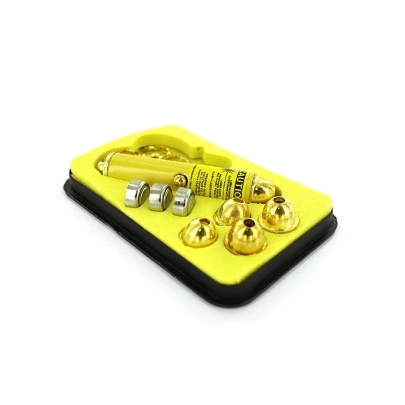 Laser Pointer Key Chain with Interchangeable Heads Clip Strip