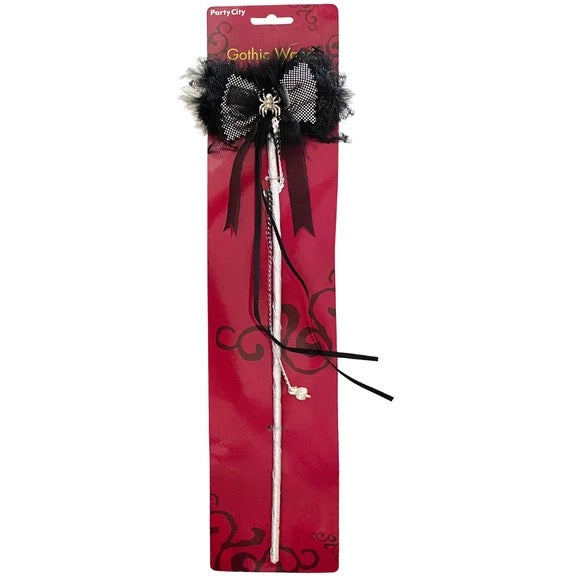Creepy Gothic Mystical Spider Wand