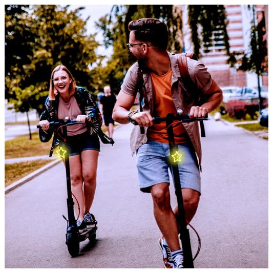 Wheelies Glow N Go Brilliant LED Star-Shaped Bike Light in Box