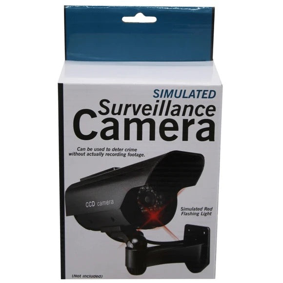 Dummy CCTV Camera With Flashing LED Light