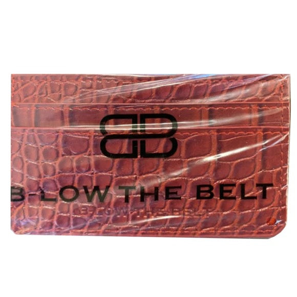 B-low The Belt Los Angeles Croc Card Holder Wallet