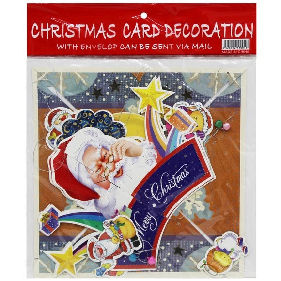 Hangable Christmas Decoration in Assorted Designs Clip Strip