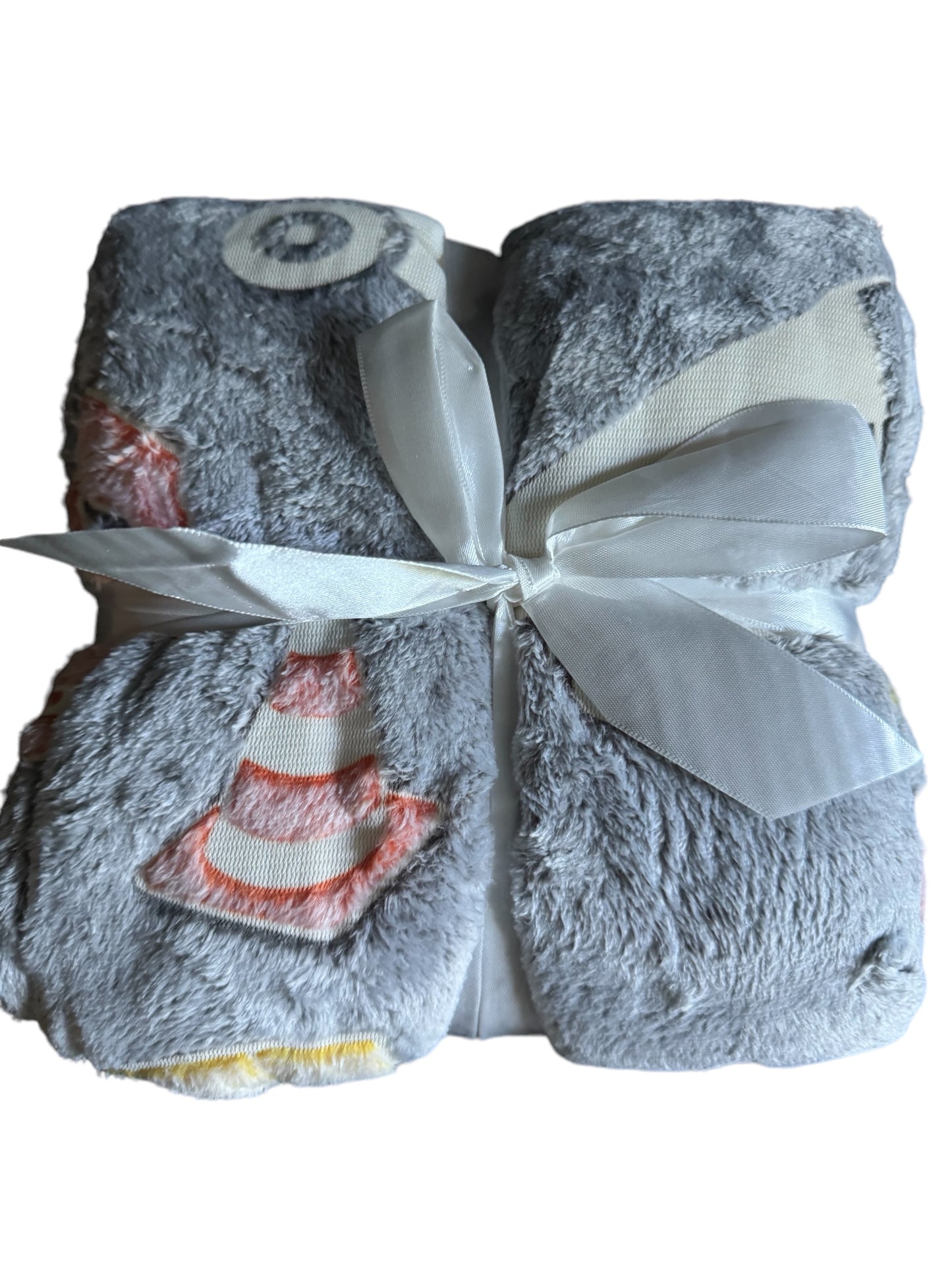 DreamsBe 50" x 60" Glow In The Dark Construction-Themed Children's Blanket