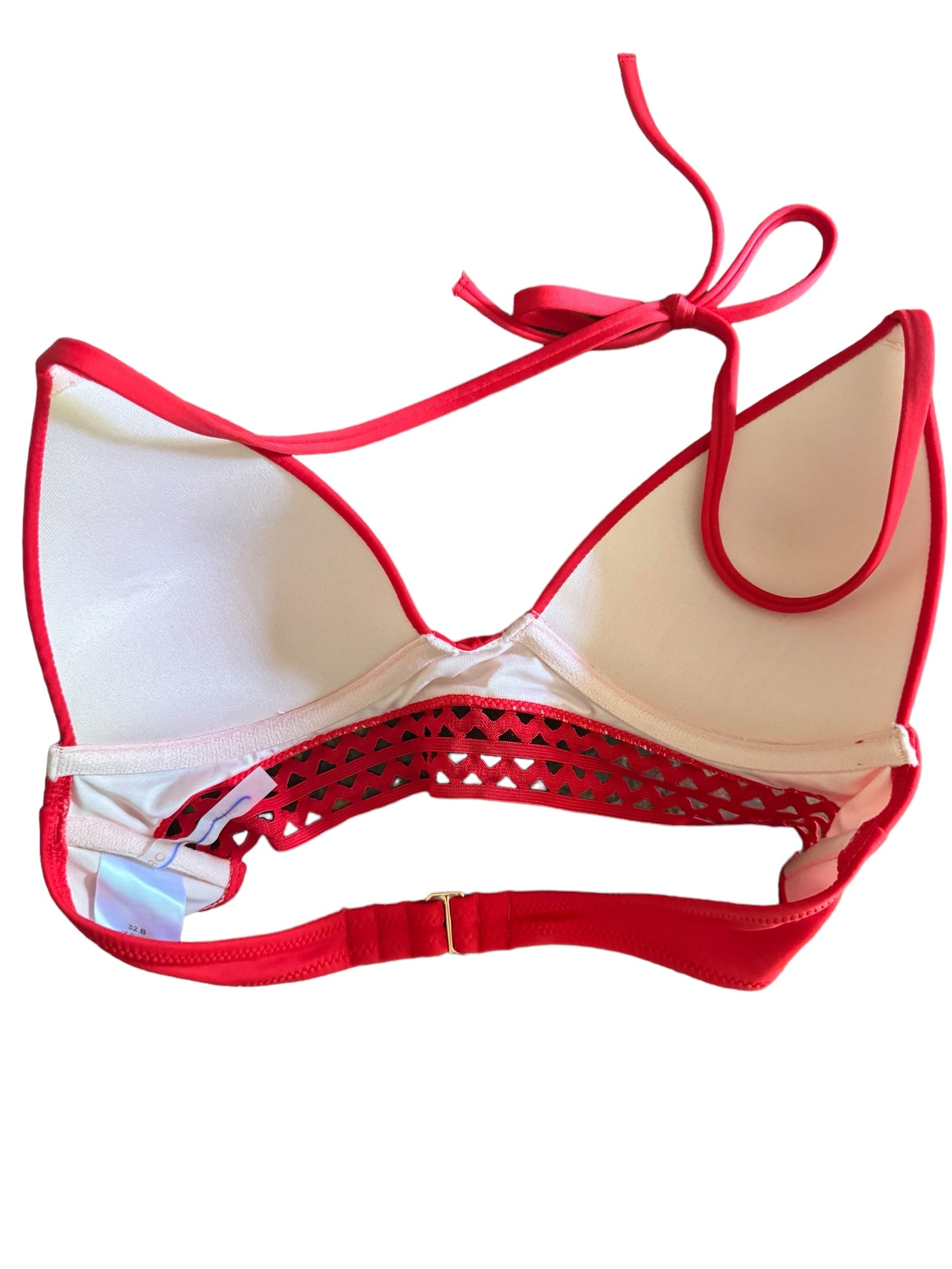Womens Bathing Suit Top In Candy Red