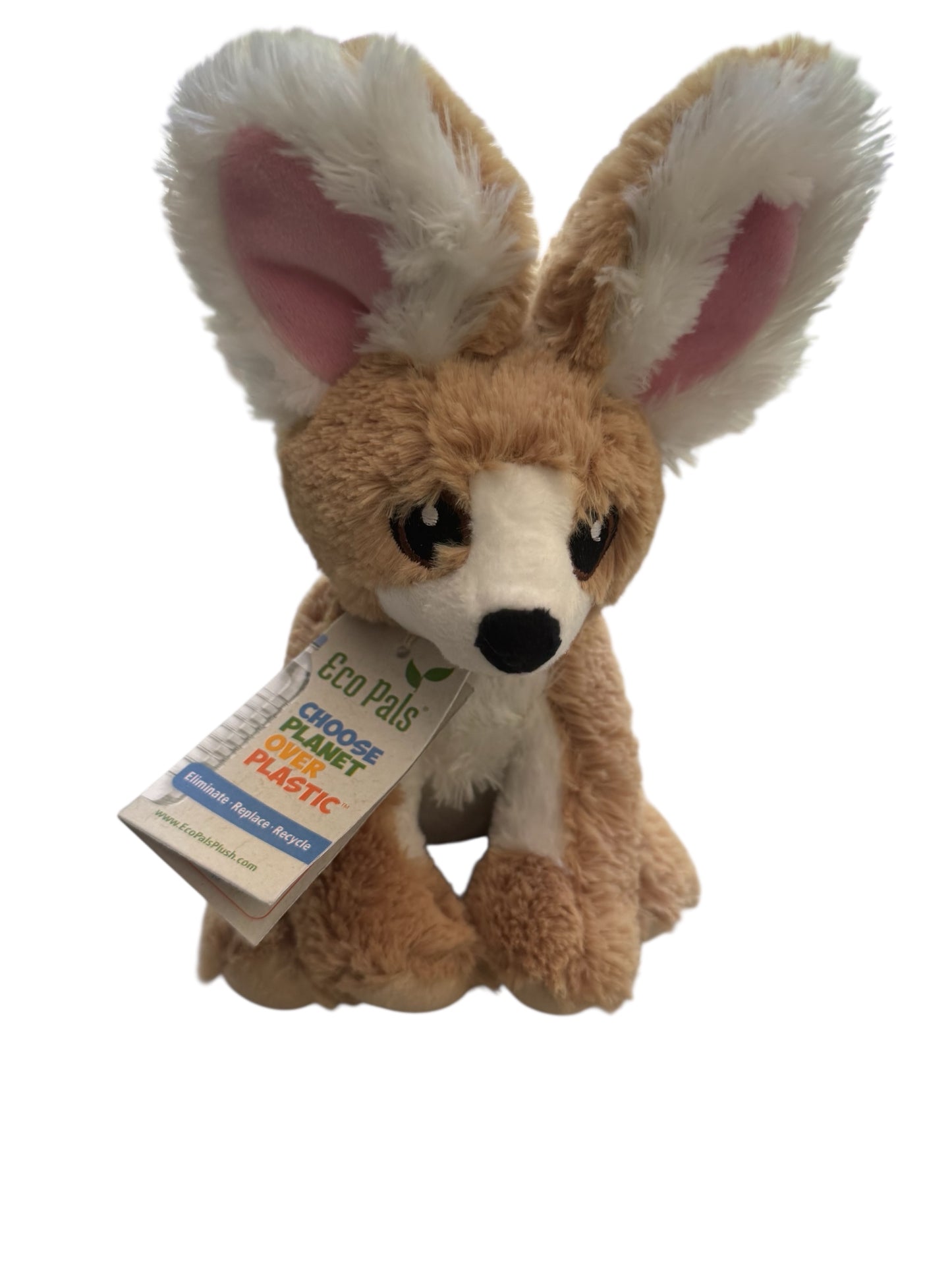 Nature Planet Eco Pals 10" Plush Fennec Fox Animal Toy
