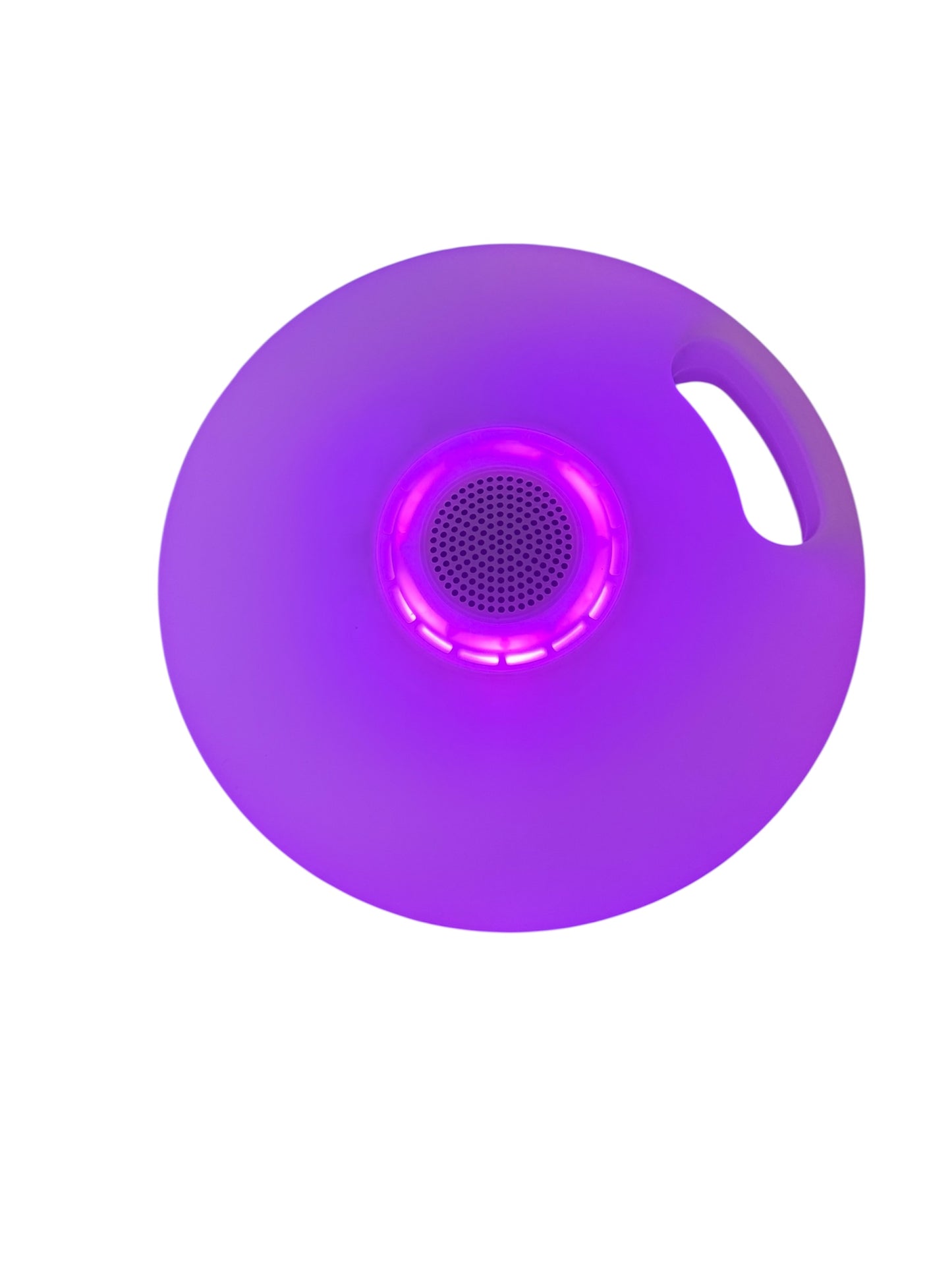 Level 9 Waterproof Floating Round Bluetooth Speaker with Lights