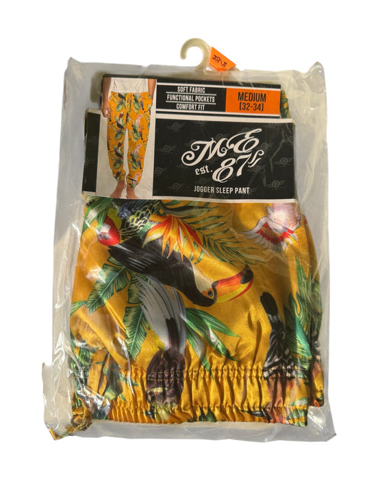 Men's Bird Of Paradise Pajama Lounge Pants in Medium
