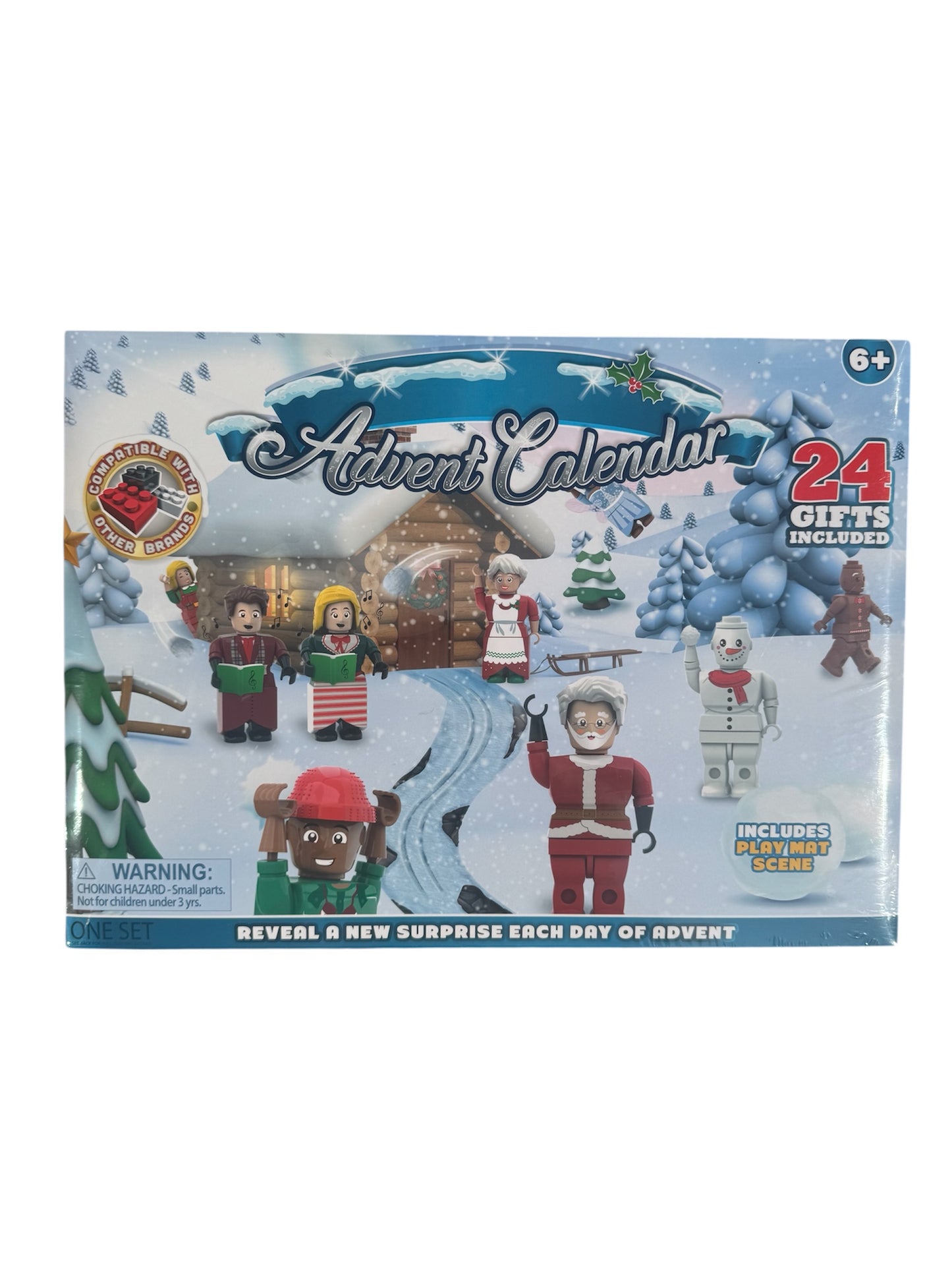 Holiday Advent Calendar with Fun Themed Surprise Gifts
