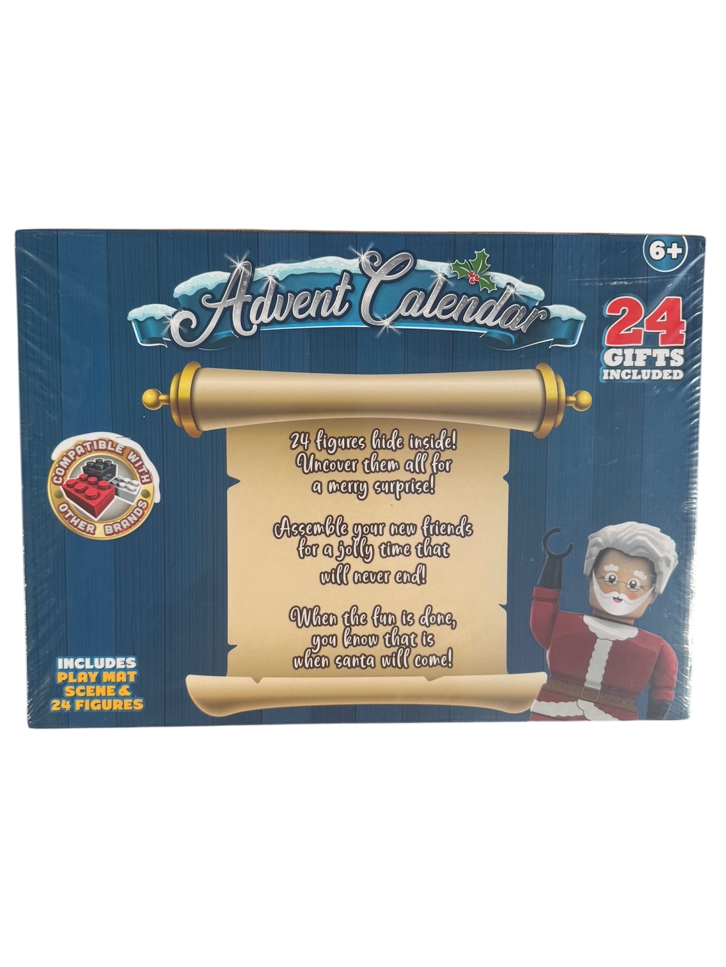 Holiday Advent Calendar with Fun Themed Surprise Gifts
