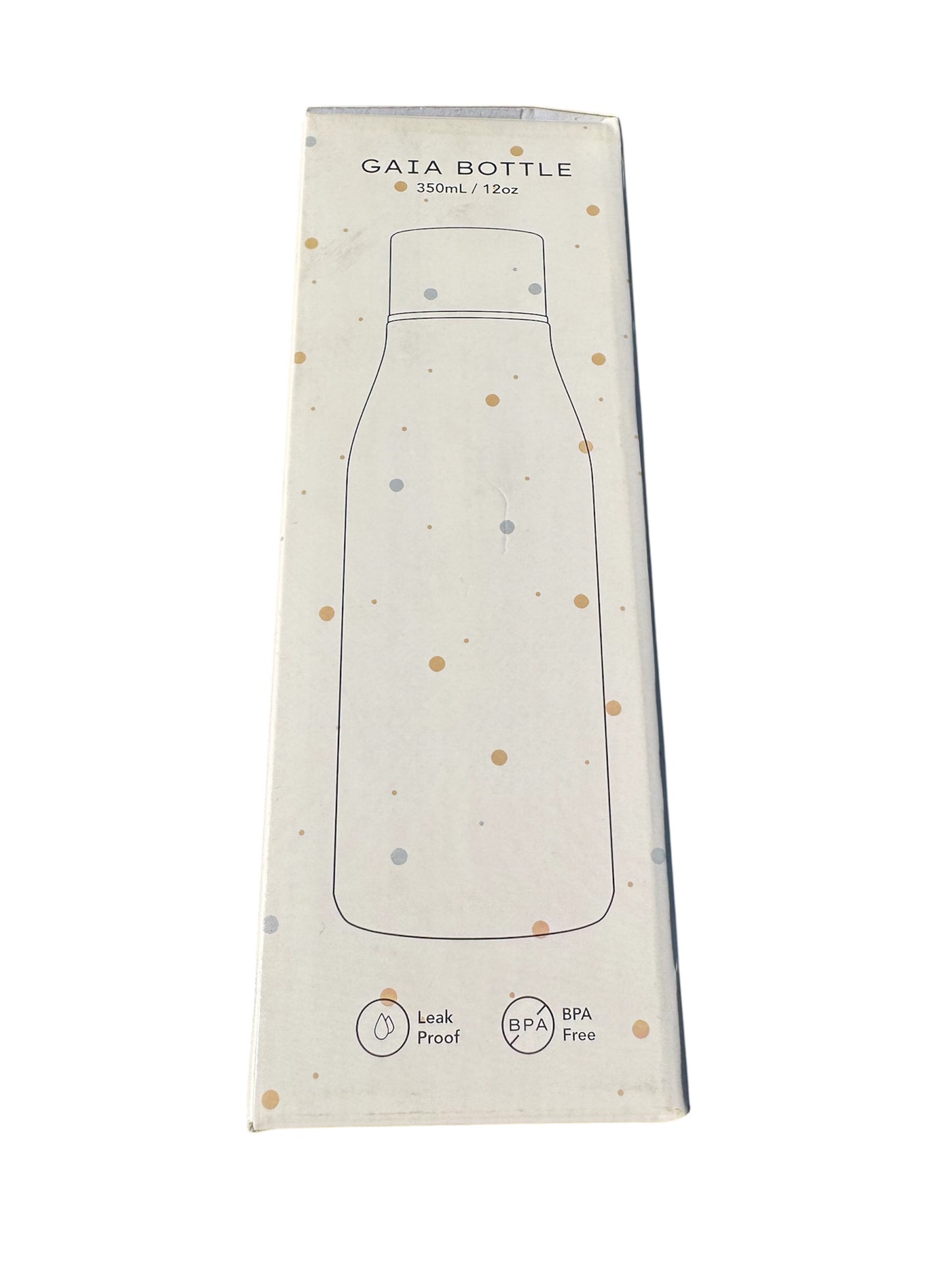 Gaia 12 Oz Double Wall Stainless Steel Premium Travel Bottle