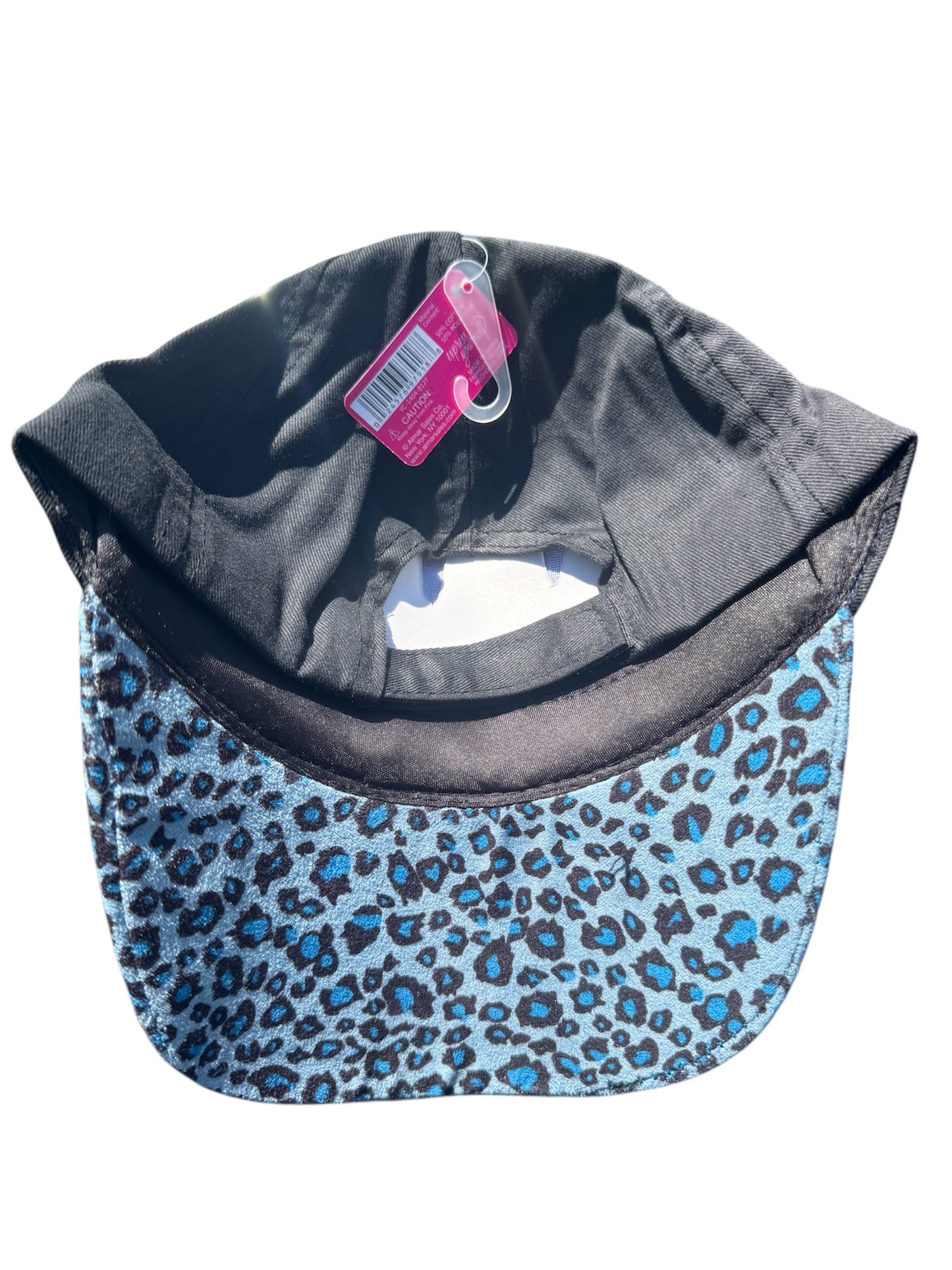 Assorted Cheetah Print Baseball Cap with Ears