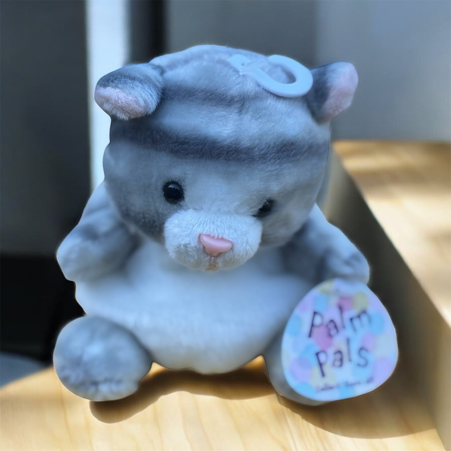 Palm Pal Silver Kitty Plushy