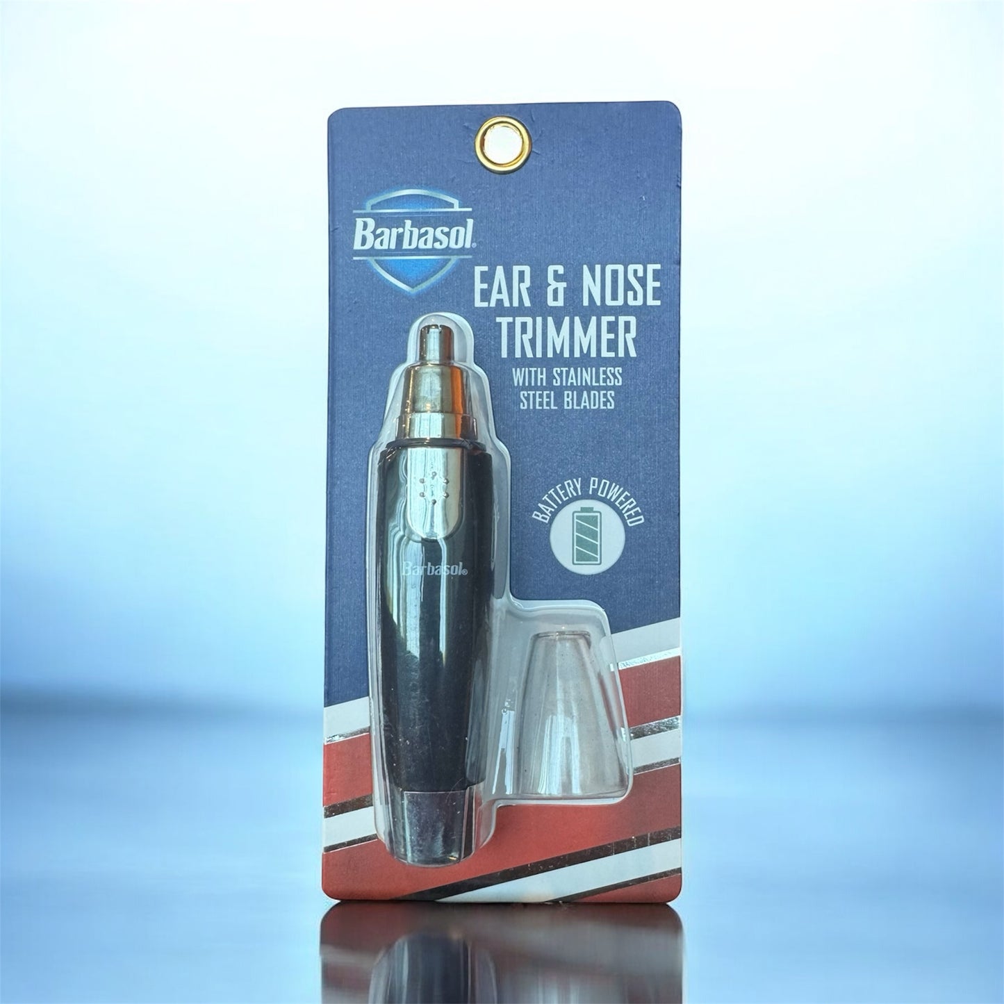 Barbasol Battery Powered Ear And Nose Trimmer With Stainless Steel Blades