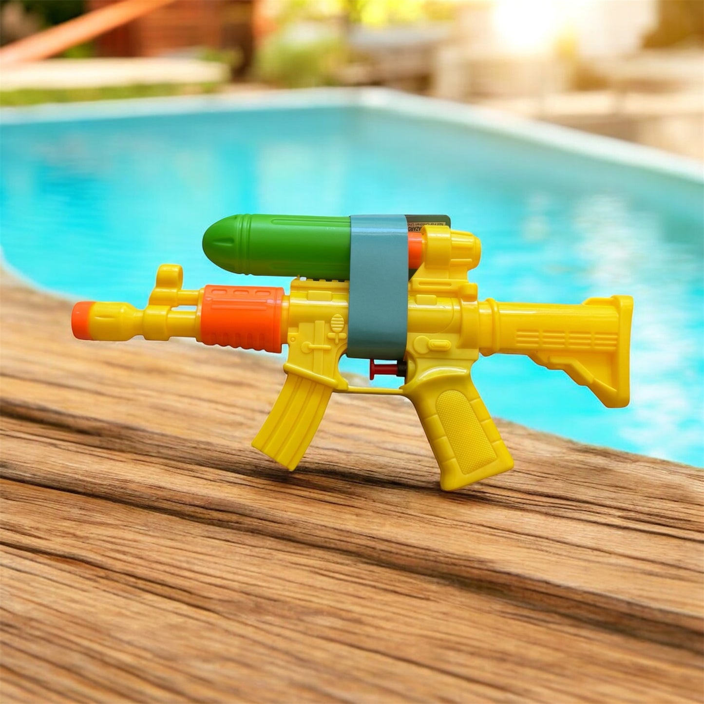 11" Squirt Blaster Machine Water Gun Style Toy