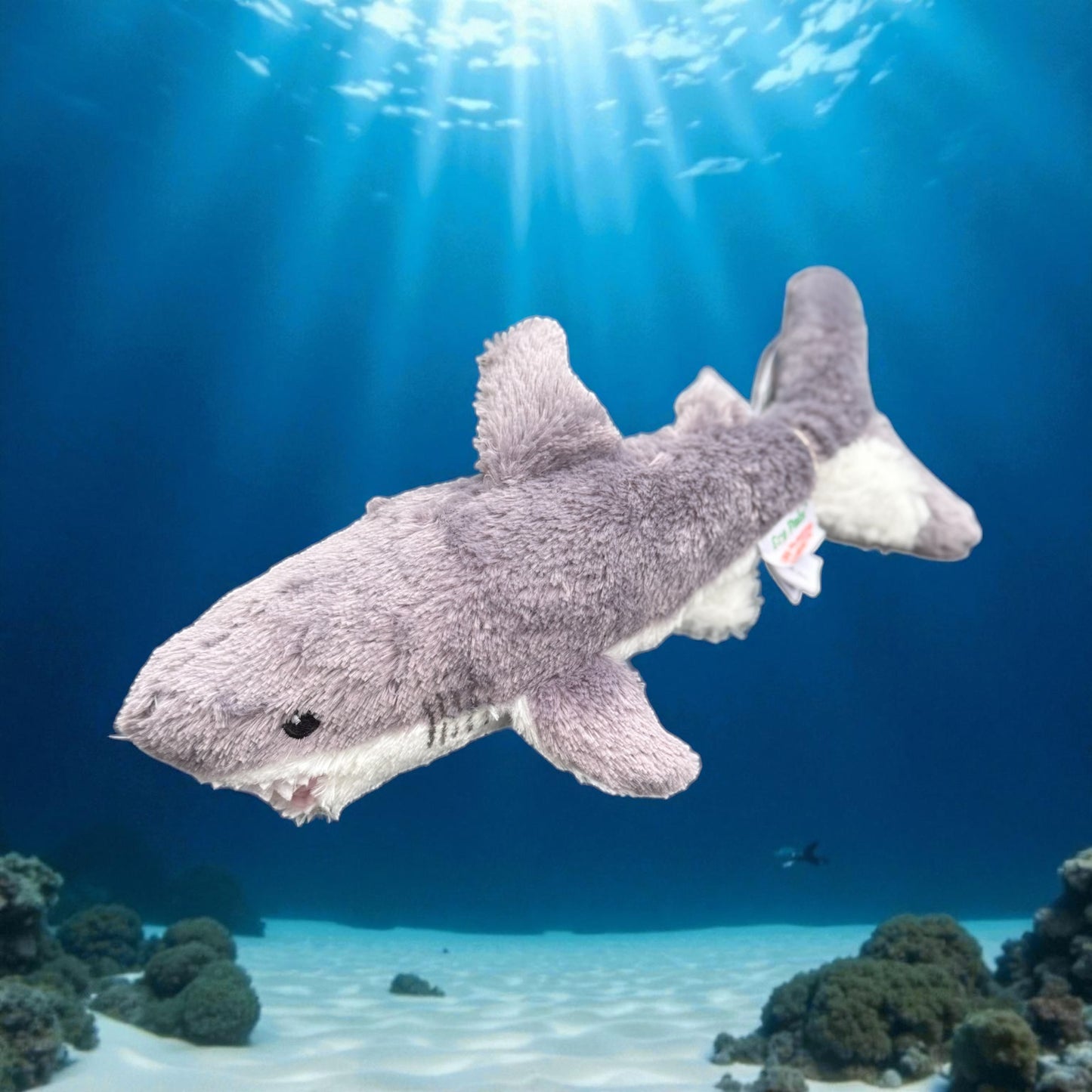 Nature Planet Eco Pals 14" Plush Great White Shark Animal Toy