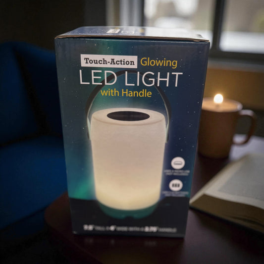 Touch-Action Glowing LED Light With Handle