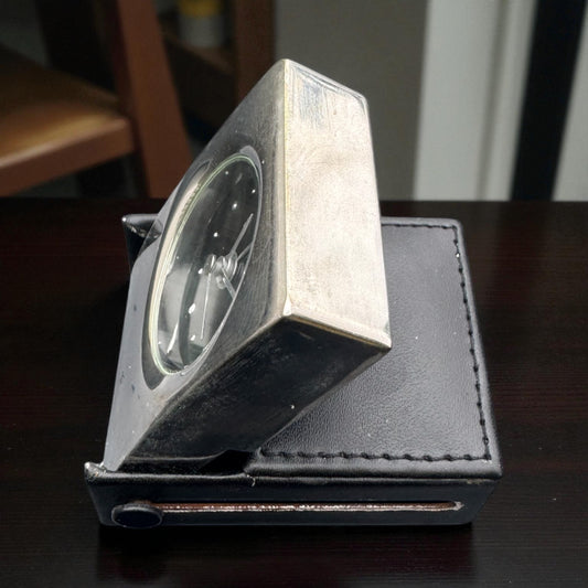 2.5" Folding Analog Travel Clock Office Staff Gift