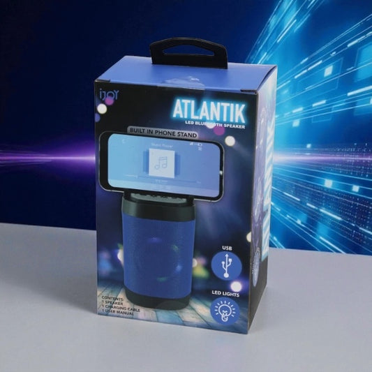 iJoy Atlantik LED Bluetooth Speaker in Blue