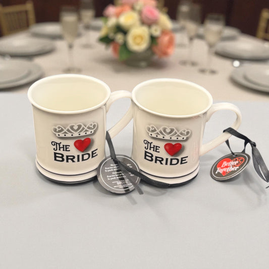 14 oz Bride & Bride Wedding Fun Mugs 2-Pack