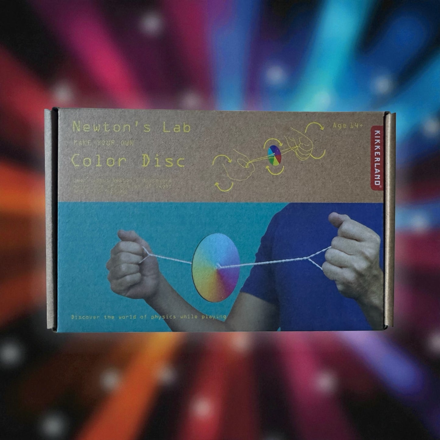 Kikkerland Newton's Lab Color Disc DIY