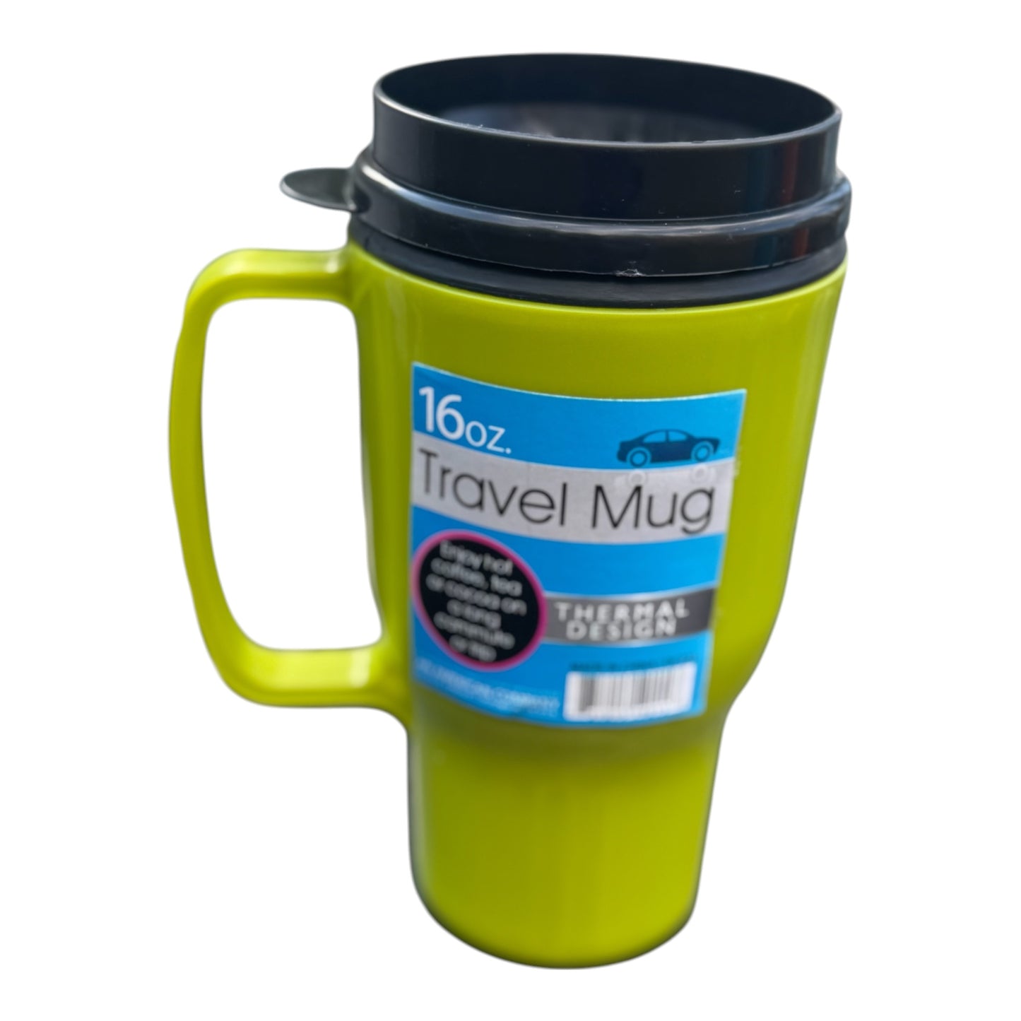 16 Oz. Thermal Design Travel Mugs Three Colors