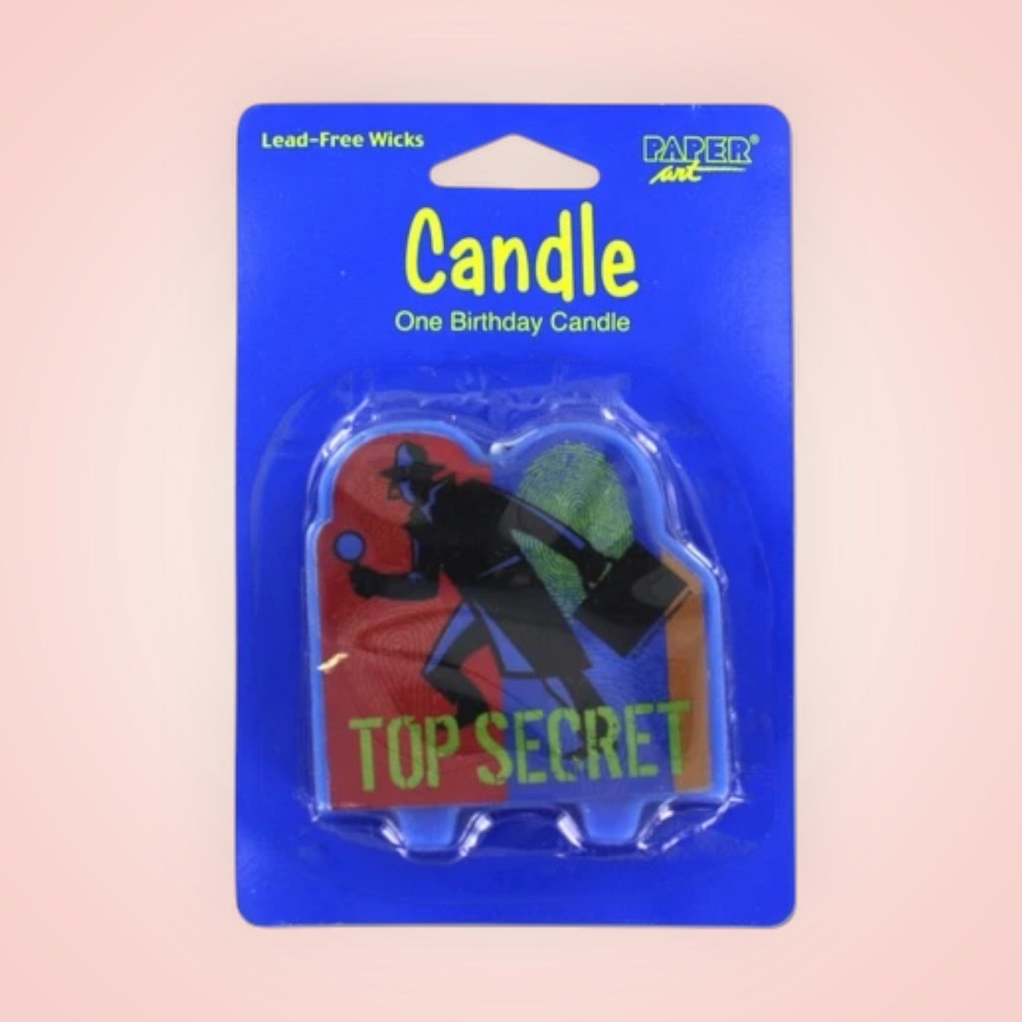 Top Secret Birthday Candle