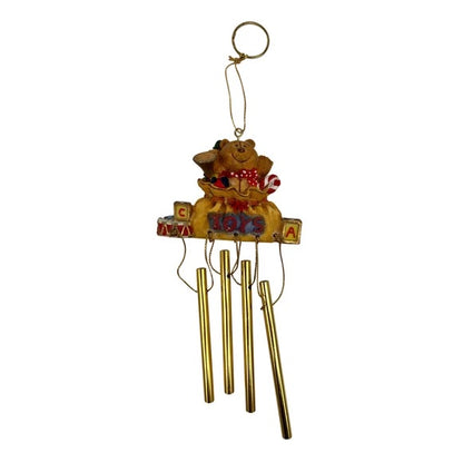 Bear With Toys 4-Tube 6" Mini Chime