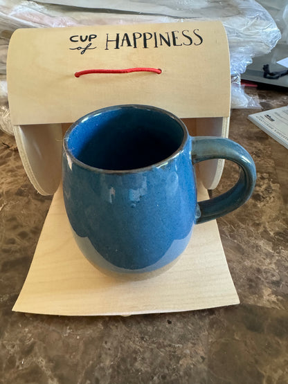 Premium Stoneware Wooden Boxed Mugs In Four Designs