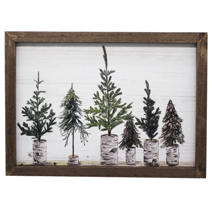 Farm Fresh Christmas Trees Wall Decor