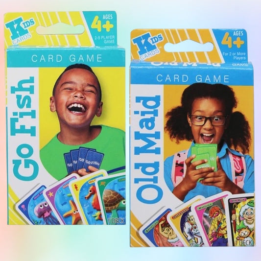 Kids Assorted Style Playing Card Game Clip Strip