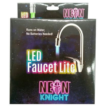 Neon Knight 7 Color LED Faucet Light in PDQ Display