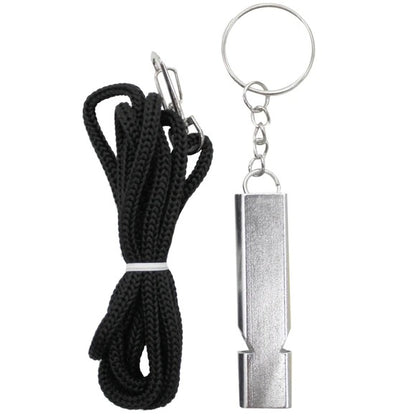 Emergency Whistle with Keychain Clip Strip