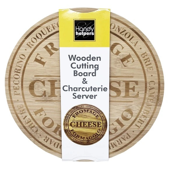 Handy Helpers Wooden Cutting Board & Charcuterie Server