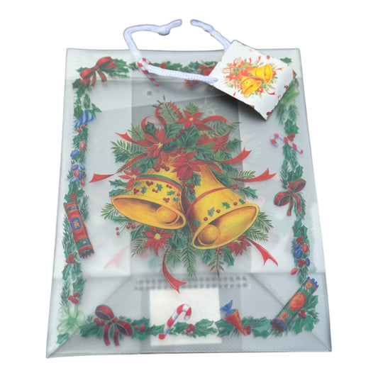 Premium Medium Sized 9" x 7.2" x 4" Assorted Christmas PVC Gift Bags