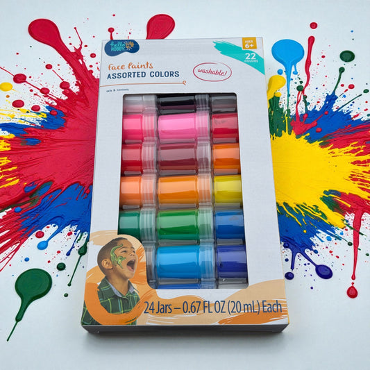 Hello Hobby Assorted Colors Face Paints