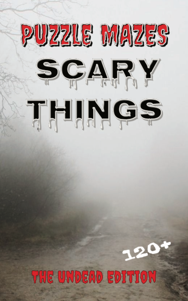 Scary Things Puzzle Mazes