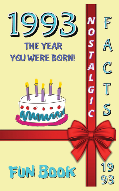 1993 Fun Book - The Year You Were Born - Coming August
