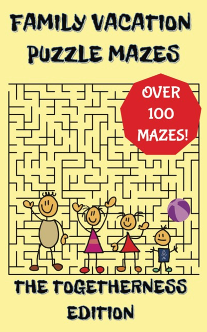 Family Vacation Puzzle Mazes Classic Cover