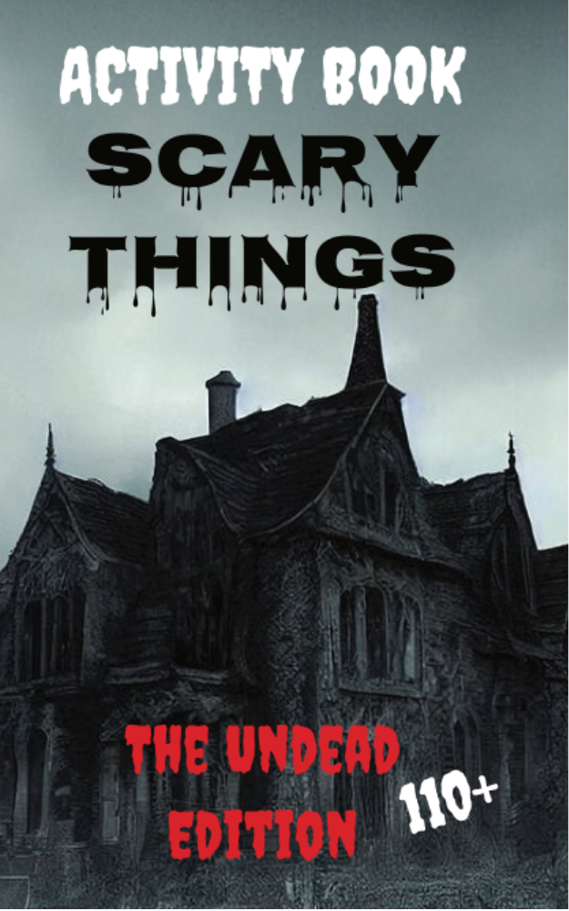 Scary Things Activity Book