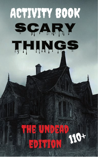 Scary Things Activity Book