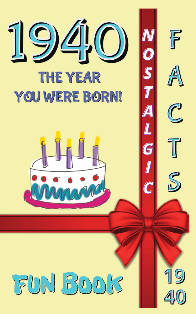1940 Fun Book - The Year You Were Born - October