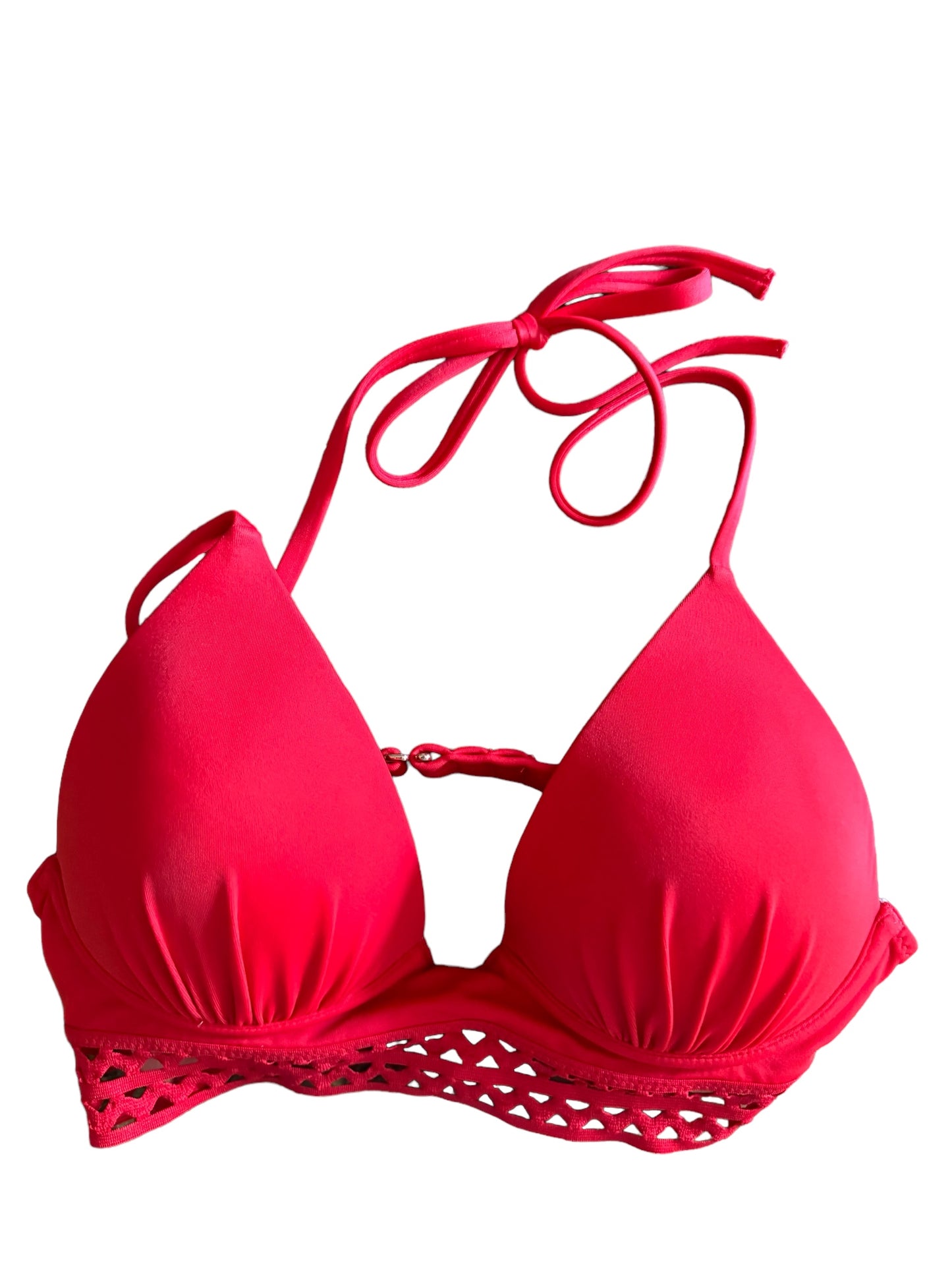 Womens Bathing Suit Top In Candy Red