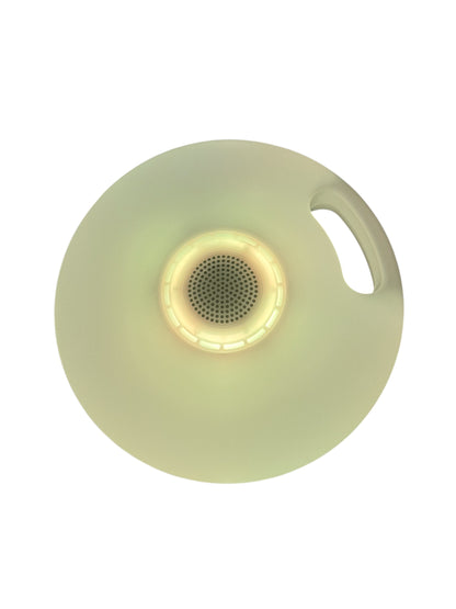 Level 9 Waterproof Floating Round Bluetooth Speaker with Lights